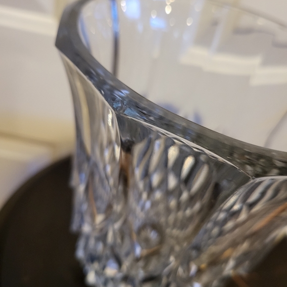 Vintage Val St Lambert Crystal Vase Signed  7" - Picture 6 of 13
